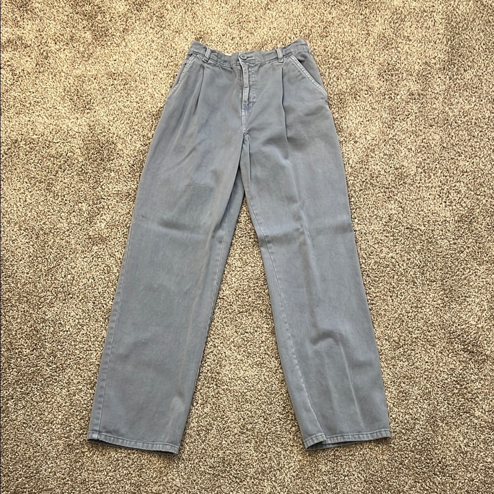 Tencel/Cotton Blue Trousers